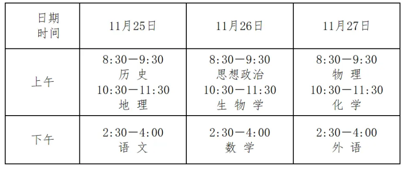 2025年河北省下半年普通高中学业水平合格性考试时间调整，改到这一天考试(2)