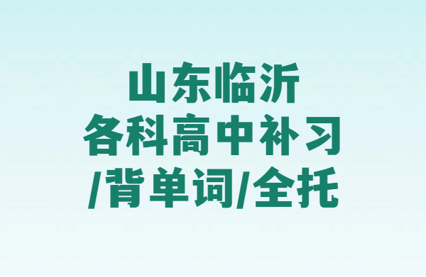 山东临沂高一/高二/高三一对一/小班/全托/单词速记背单词 全学段辅导指南(1)
