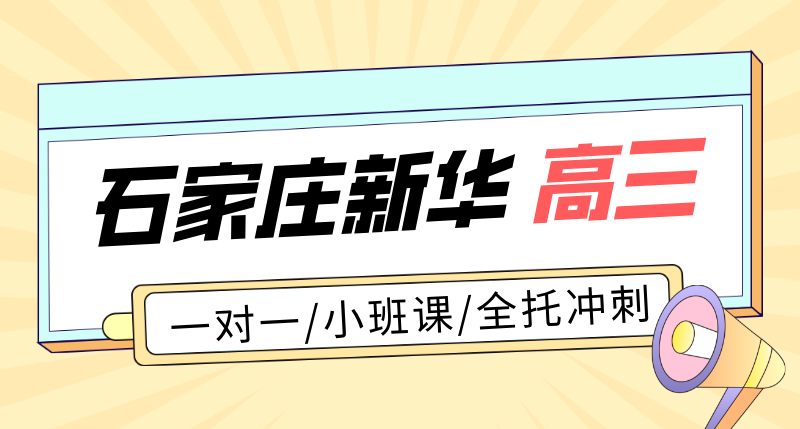 石家庄新华区高三一对一辅导 高考全日制全
